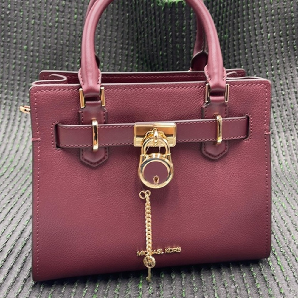 Michael Kors Hamilton Small Satchel Shoulder Crossbody Bag